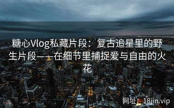 糖心Vlog私藏片段：复古追星里的野生片段——在细节里捕捉爱与自由的火花
