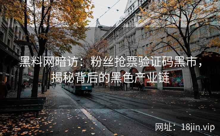 黑料网暗访：粉丝抢票验证码黑市，揭秘背后的黑色产业链  第2张